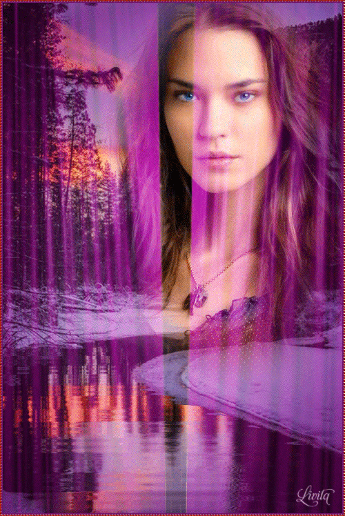 Fantasy in purple by Livita Silva