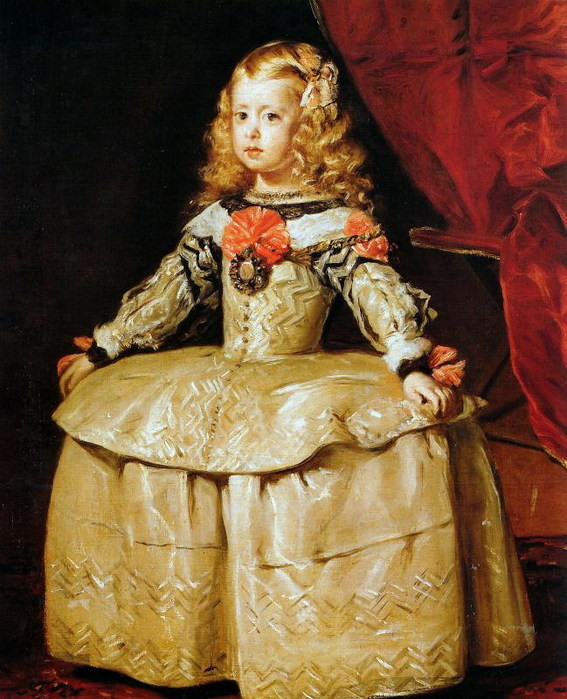 Velazquez- Margaretha as a child Sun 