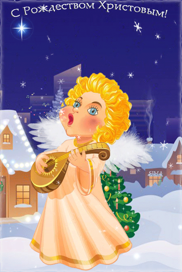 Christmas angel by Lady-Serafima