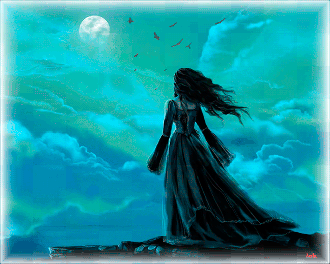 Moon fantasy by Leila