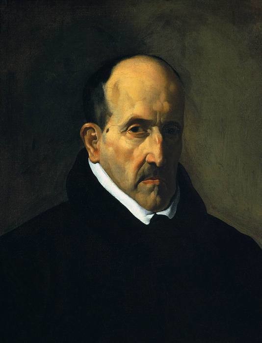 Portrait of the poet Louis de Gongor-Velazquez