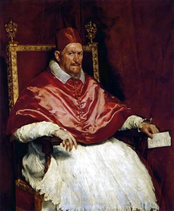 Pope Innocent X, 1650, Gallery of Doria-Pamphili, Rome 