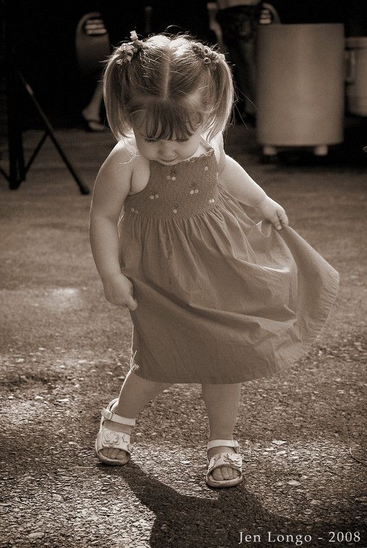 Dancing little girl