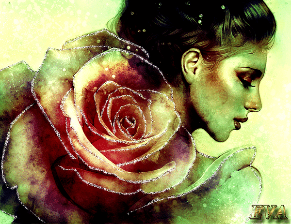 Rose girl by Eva