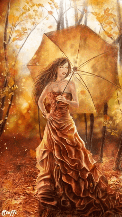 Autumn lady (Image trouve sur le net)