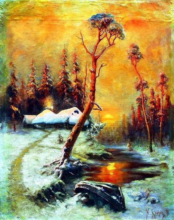 Julius Klever Yul'evich (1850-1924) art