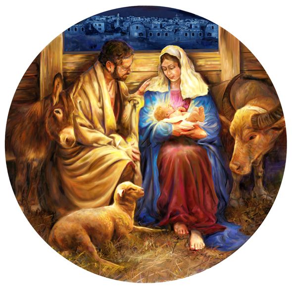 Peinture de creche de noel - Blendwater