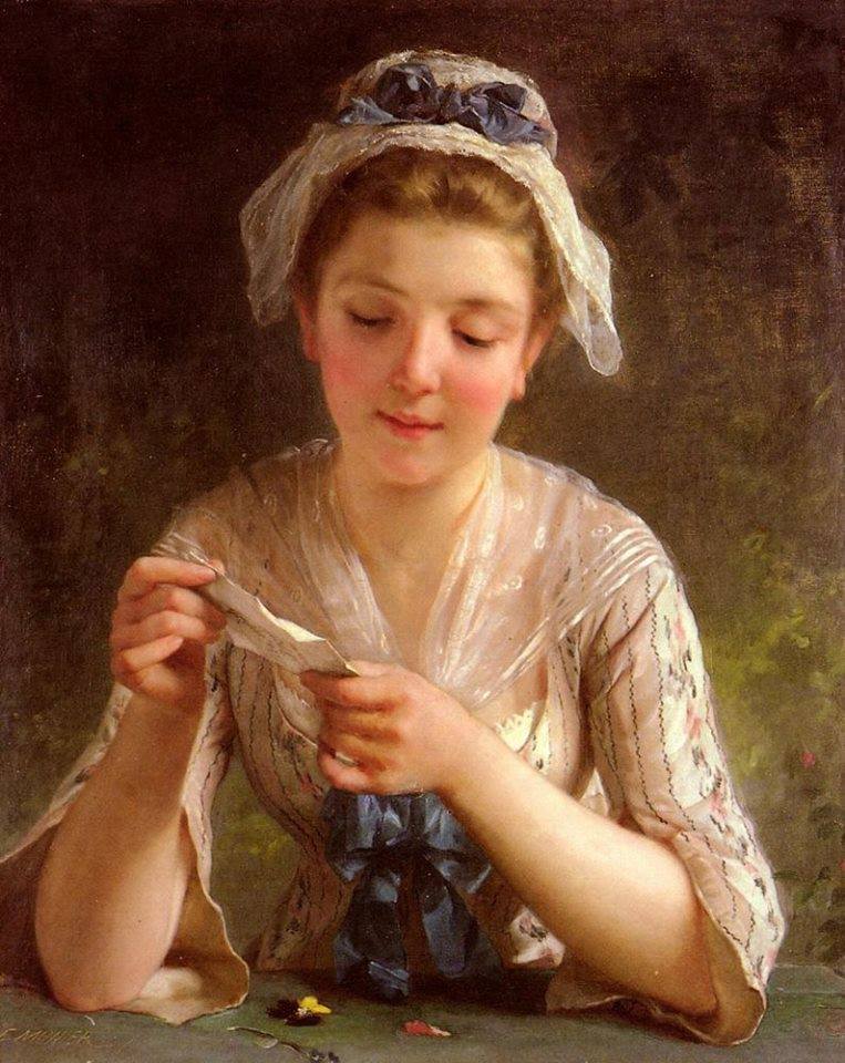 LETTRE LETTER IN ART BY mile Munier